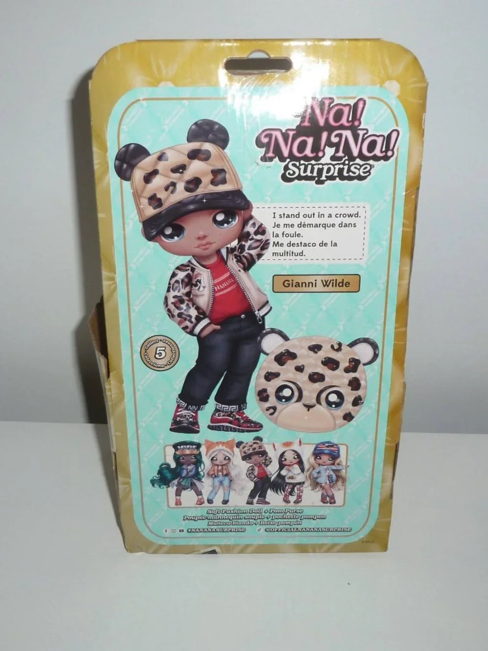 Na Na Na Surprise Gianni Wilde Glam Series 2 - Doll & Purse - NIB